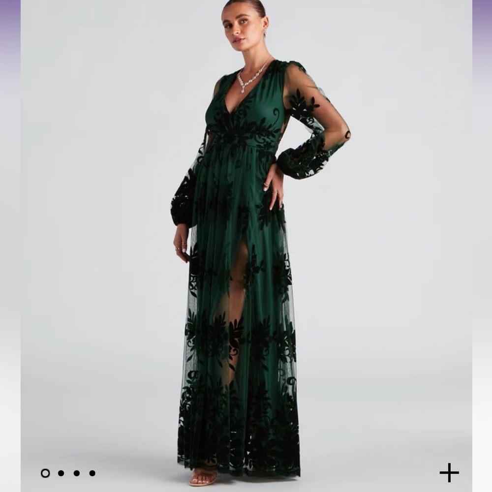 Evelyn Formal Plunge A-Line Dress